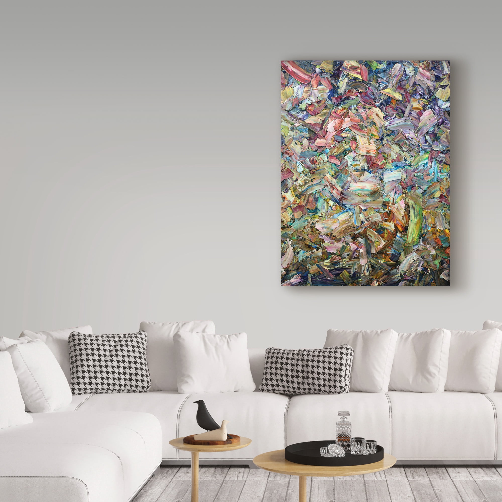Trademark Fine Art 'Roadside Fragmentation' Canvas Art by James W. Johnson