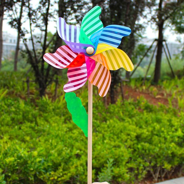 Molinillos de juguete para , manualidades DIY, , , estacas de ín, juguete para para decoraciones de Macarena Molinillo de viento