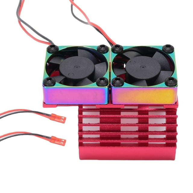 Ventilador de Disipador de Calor del Motor RC, de Enfriamiento de metal Con Ventiladores de Doble Velocidad Compatible Con 380, 540, 550, 3650, 3660, 3674 Motor