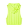 thumbnail image 5 of Craaazy Women's Fashion Casual Solid Color Sporty Loose Sleeveless Hooded Tops with Pockets Loose Fit Workout Athletic Cover Up Gifts, 5 of 8