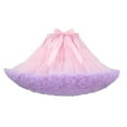 thumbnail image 2 of ZToonmas Women's High Waist Tutu Skirt Color Block Fluffy Layered Tulle Skirt Sweet Princess Style A-Line Mini Skirt, 2 of 3