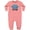 Mauve, variant on Drag Racing is My Thing with Flags Baby Fleece Romper
