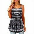 thumbnail image 5 of ziyahi Summer Tops Strap Scoop Neck Vest Sleeveless Printed Women Cloth, Type 1, M, 5 of 5