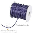 thumbnail image 3 of Unique Bargains Beading Thread Bracelet Weave Bead Craft Cord 3mm 39M/Roll (42-Yards) Decorative String, Purple, 3 of 7