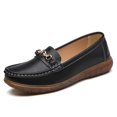 thumbnail image 2 of Zapatos para Vestir Mocasines Elegantes Planos Cuero Mujer, 2 of 8