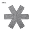 thumbnail image 3 of Protectores de ollas y sartenes para apilar, paquete de 3 protectores de sartenes de 350mm, gris, 3 of 6