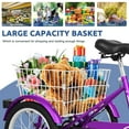 thumbnail image 2 of MOPHOTO 16 inch Trikes for Beginner Riders, Small Tricycle Single Speed 3 Wheel Bikes, Low Step Through Three-Wheeled Bicycles with Rear Basket, 2 of 9