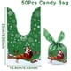 thumbnail image 1 of Bolsas de dulces de Navidad con orejas de conejo, 50 piezas, cartón de plástico, Papá Noel, muñeco de nieve, galletas de Navidad, suministros de embalaje, 1 of 4
