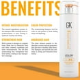thumbnail image 6 of GK HAIR Moisturizing Shampoo Coarse Dry Hairs Styling Care Sulfate Free 33.8oz With Free Moisturizing Conditioner, 6 of 7