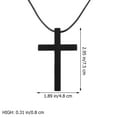 thumbnail image 3 of SHISUYAN Car Hanging Ornament Cross Shape Rear View Mirror Ornament Hanging Ornament, 3 of 9