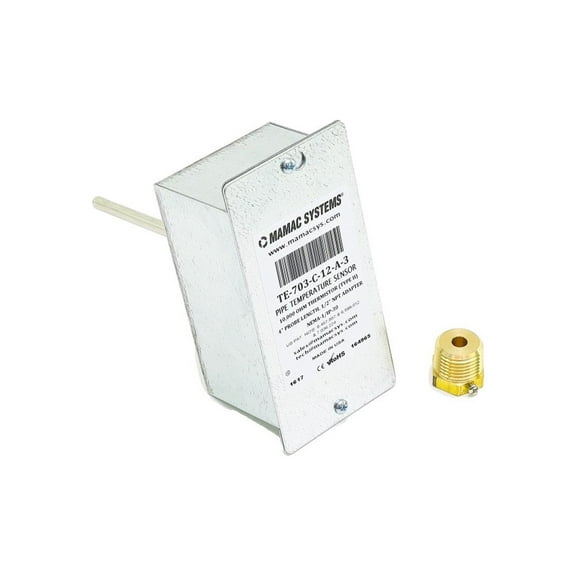 MAMAC Systems TE-703-C-12-A-3 4 10Kohm Immtempsnsr1/2 Adpt