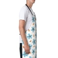 thumbnail image 2 of Goofa Flower Leaves Printed Waterproof Apron 33" Chef Aprons for Men Heavy Duty Chemical Work Apron Adjustable Bib Apron, 2 of 9