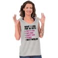 thumbnail image 5 of I Look For In Guys Rottweiler Lover Tank Top Tee Shirt Women Brisco Brands S, 5 of 6