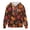 Fall Maple Leaf Print, variant on Mushroom Sunflower Print Oversized Zip Up Hoodie for Women Long Sleeve Loose Fit Hooded Sweatshirt with Pockets Soft Casual Jacket for Pilates, Trekking Fall Outwear, 2XL