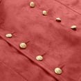 thumbnail image 4 of Men's Thin Velvet Suede Suit With Gothic Steampunk Prom Party Velvet Waistcoat Metal Buttons Sleeveless Vest, 4 of 5