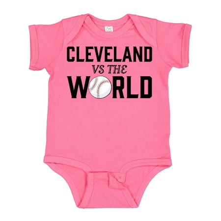 

Inktastic Cleveland Vs. the World with Baseball Gift Baby Boy or Baby Girl Bodysuit