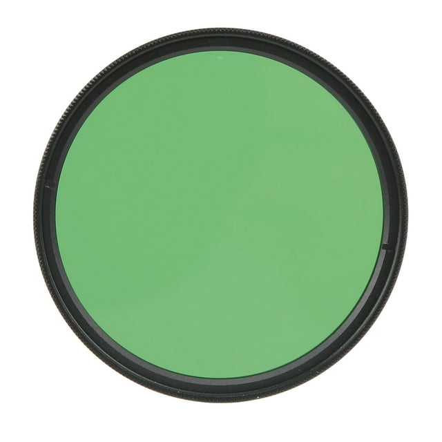 Full Color Lens Filter, 55mm Digital Camera Filter Waterproof Low Color Cast Low Reflection Optical Glass For Landscape Shooting Green