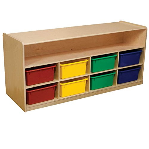 WOOD DESIGNS Low Storage with Assorted Trays
