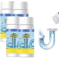 thumbnail image 2 of XLYFVLGF Sink & Drain Cleaner Powder | Quick Foaming Powerful Drain Cleaner, Powerful & Fast-Acting Pipe Declogger for Kitchen Sink, Bathroom, Shower & Sewer Drains (4PCS), 2 of 9