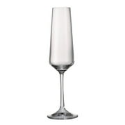 Red Vanilla Naomi Glass 5.41 oz. Champagne Flute (Set of 6)