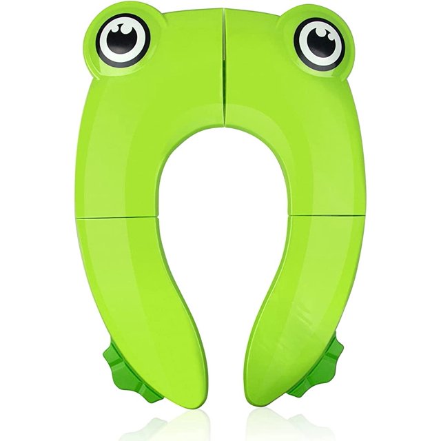 Reductor de Inodoro para Bebé, Reductor de Inodoro de Viaje, Asiento de Inodoro Plegable para Niños, Reductor de Inodoro para Niños, Asiento de Inodoro Plegable de Viaje con 1 Bolsa de Transporte, Ra