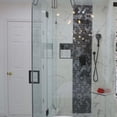 thumbnail image 5 of The Tile Life Eterna Hex Opalo Black Glass Mosaic Floor & Wall Tile, 4 x 4 in, 1-Piece Sample, 5 of 5