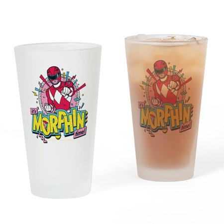 

CafePress - Power Rangers Morphin Time - Pint Glass Drinking Glass 16 oz. CafePress
