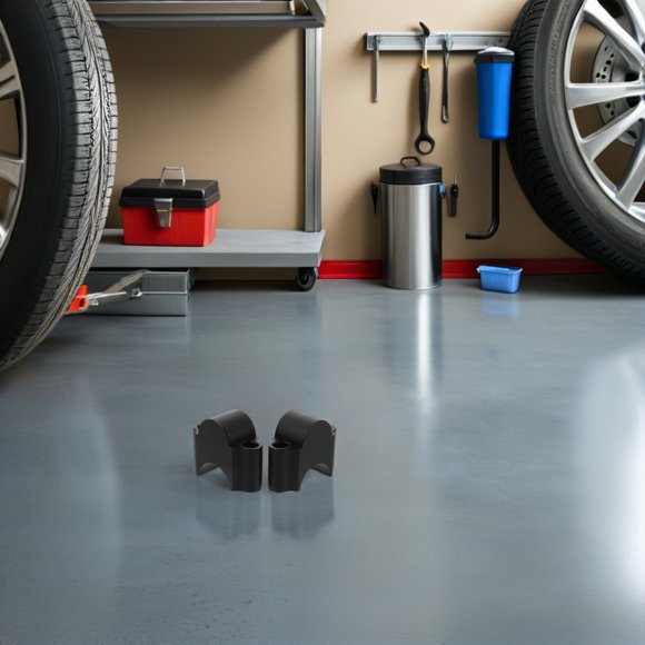 WHAMVOX 1Par Abrazadera Para Montura De Manillar De Motocicleta En Aluminio Negro