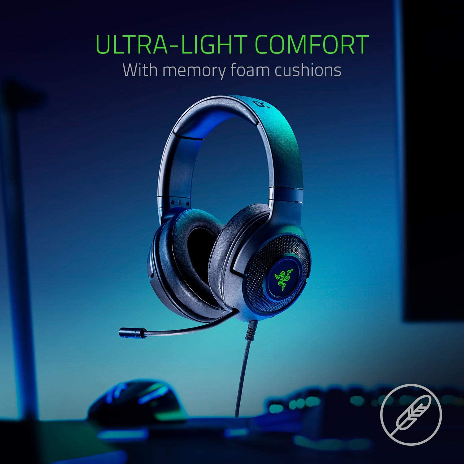 Razer Kraken X Usb Ultralight Gaming Headset 7 1 Surround Sound Lightweight Frame Green Logo Lighting Integrated Walmart Canada Razer Kraken X Usb Ultralight Gaming Headset 7 1 Surround Sound Lightweight Frame Green Logo Lighting Integrated Walmart Canada