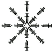 Labwork 100x Car 8mm Dia Hole Plastic Rivets Fastener Auto Fender Bumper Push Pin Clips