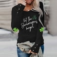 thumbnail image 2 of St. Patrick's Day Tops for Women Casual Shirt Green Long Sleeves Plus Size Fall Outfits Clothes, 2 of 4