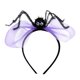thumbnail image 4 of Diadema de Halloween para mujeres y niñas, tocado para carnaval festivo y mascarada. Púrpura, 4 of 9