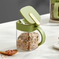 thumbnail image 2 of EIGTHTAIL Spice Jars  4oz Small Glass Jars with Airtight Lid  Airtight Glass Jars for Spices  Art Craft Storage Clear Glass Canisters Spice Containers Sugar Container, 2 of 6