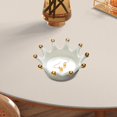 thumbnail image 1 of Soporte para anillos de joyería, soporte para pendientes, pulseras, organizador multifunción para decoración del hogar, plato de cerámica con forma de, 1 of 8
