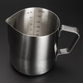 thumbnail image 4 of Stainless Steel Milk Frothing Pitcher with Measurement Scale for Latte Art and Cappuccino Preparation, 4 of 7