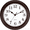White Background, variant on 12 Inch Wall Clock Battery Operated Silent Non-Ticking Analog Wall Clock Vintage Retro Rustic Style Decorative for Living Room Kitchen Home Office(Bronze)