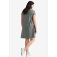 thumbnail image 2 of ellos Women's Plus Size A-Line Knit Tee Dress, 2 of 3
