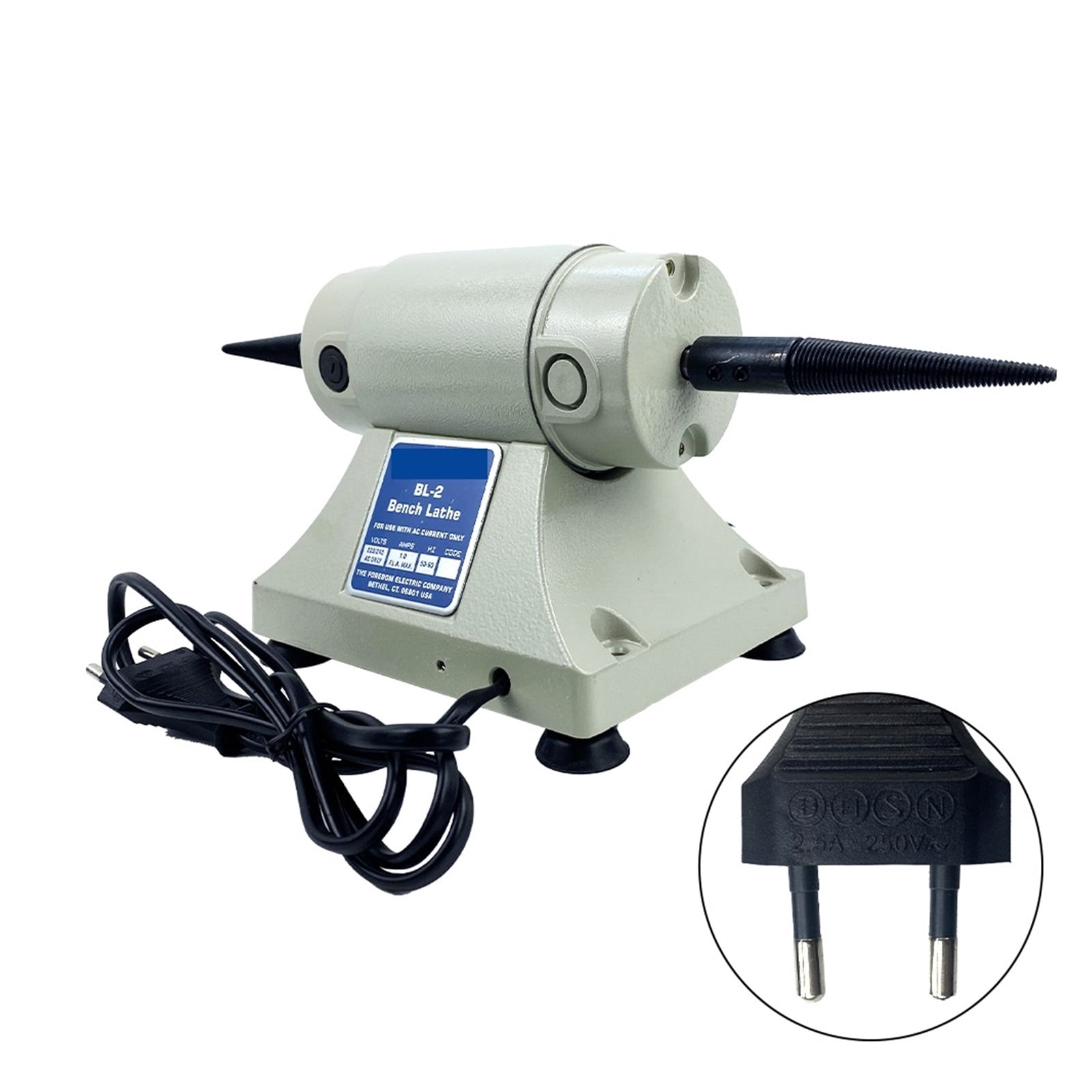 Bench Polisher Adjustable Speed DIY Jade Jewelry Low Power Metal Double Head Automatic Grinder