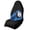 Blue Flame 8-Ball Pattern, variant on POLERO Music Note Piano Terry Cloth Car Seat Cover Machine Washable, Waterproof Compatible with Truck Seat Van, Bucket Seat Protector Fit for Sedan Vehicle (1 Pack)