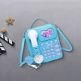 thumbnail image 6 of EHJRE Telephone Crossbody Bag Comfotable Accessory Large Capacity Cartoon PU Telephone Blue, 6 of 9