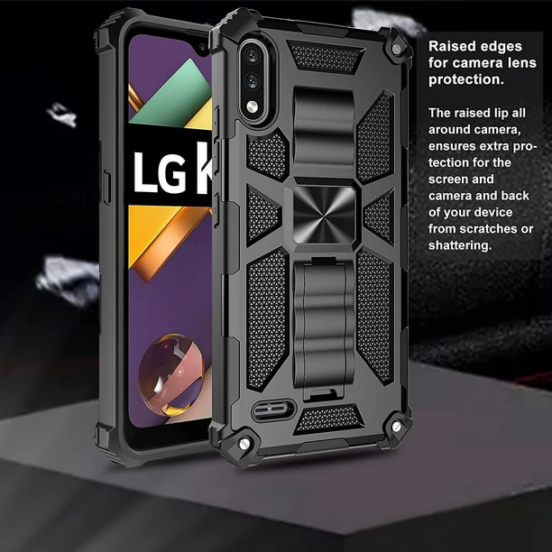 Compatible with LG K22, LG K32, LG K22+ Case with Screen Protector