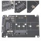 thumbnail image 4 of Adaptador M.2 NGFF/MSATA a SATA 3.0 Convertidor SSD a SATA Lector de placa Equipo informático, 4 of 12