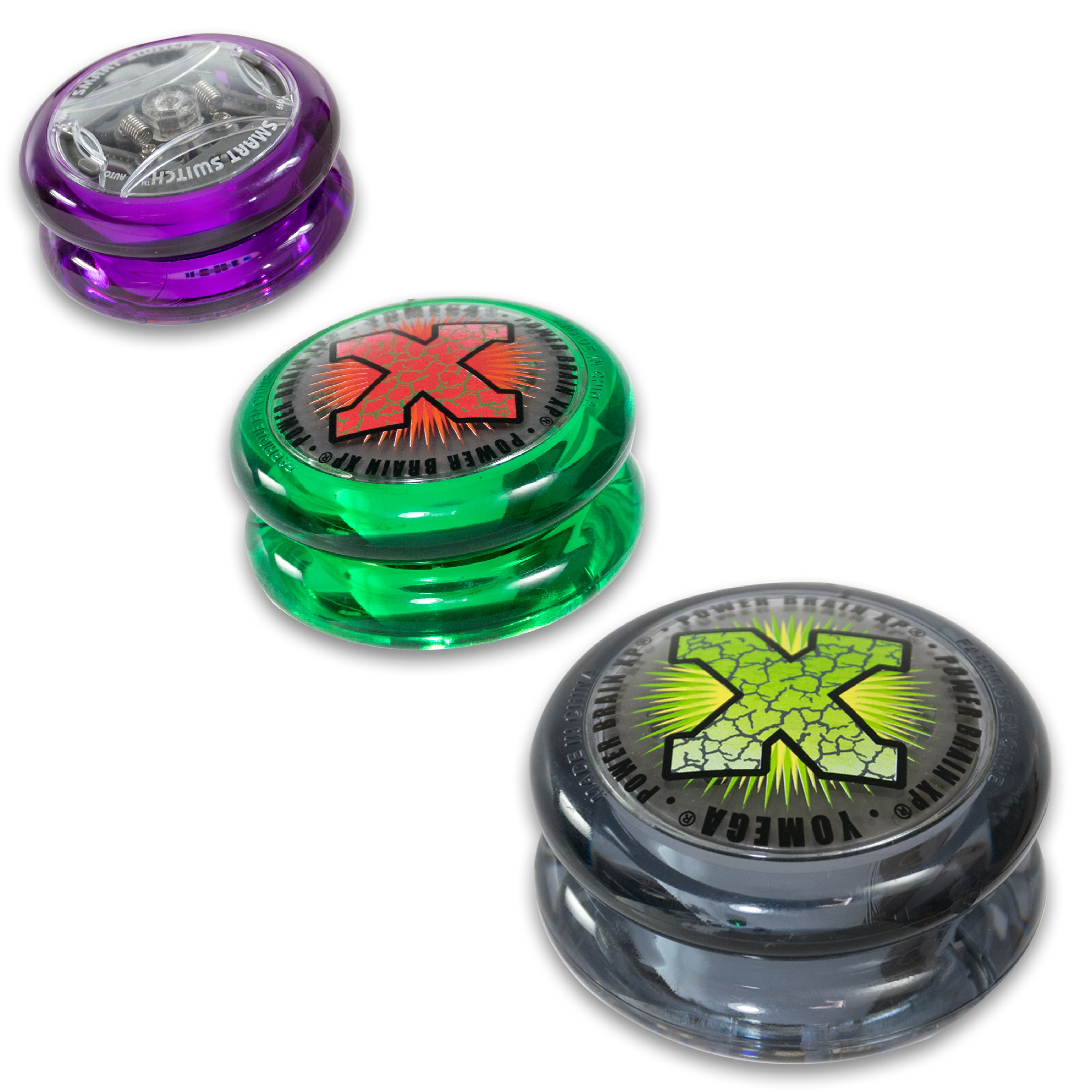 Yomega Power Brain XP yoyo - Includes Synchronized Clutch and a Smart  Switch which enables Players to Choose Between auto-Return and Manual  Styles of 