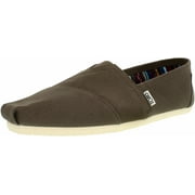 Toms Men's Alpargata Canvas Ash Ankle-High Flat Shoe - 13M