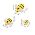 thumbnail image 2 of YOSADIER Glowing Resin Bee Decorations Yellow 50Pcs for Phone Cases, 2 of 8