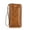 Brown, variant on Large Capacity Long Men'S Leather Zippered Wallet with Multiple Card Holders for Storing 6.9-Inch Phones Coffee