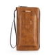 thumbnail image 4 of Grande Capacidad Cartera de Cuero para Hombres con Cierre a Cremallera, 6.9 Pulgadas, 12 Tarjetas, Portátil, Duradero, Para Viaje, Cartera con Bisagra, Cuero Genuino, Para Oficina\, 4 of 8