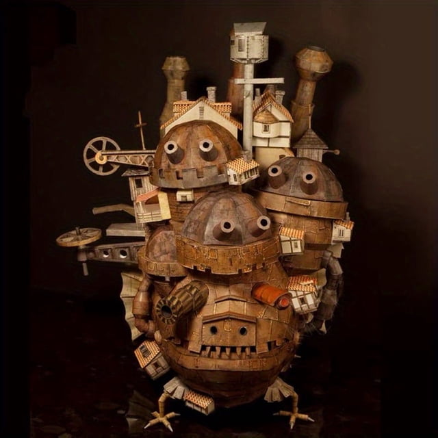 Howl's Moving Castle Animation Action Figure Miyazaki Hayao Animation DIY Gift 3D Paper Puzzle Model Handmade Education Toys