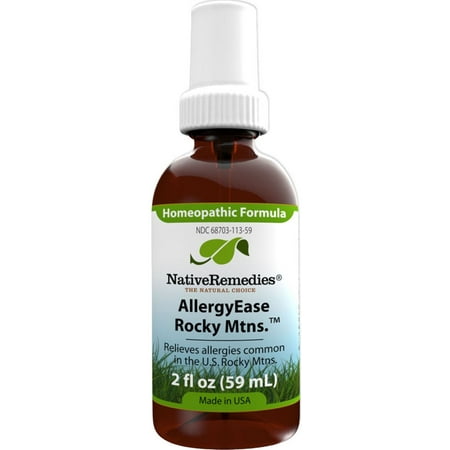NativeRemedies AllergyEase Rocky Mountains Homeopathic Oral Spray, 2 Fl
