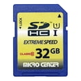 thumbnail image 1 of Tarjeta De Memoria Flash Sdhc Clase 10 De 32 Gb Tarjeta Sd De Tamaño Completo Tarjeta De Memoria Para Cámara De Rastreo Ush-I U1 De Micro Center, 1 of 6